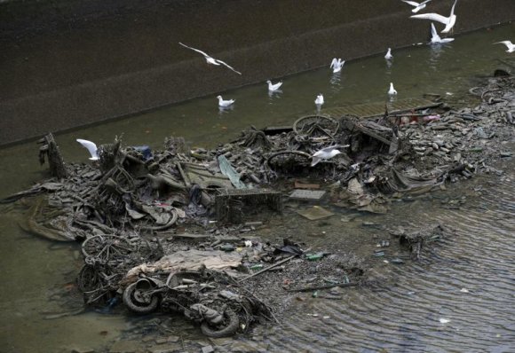 Очищення русла річки Полтва